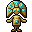 Gemmed Figurine